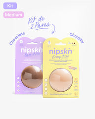 Kit Cubre pezones  Sin Adhesivo + Cubre pezones  Con Adhesivo | Nipskin®