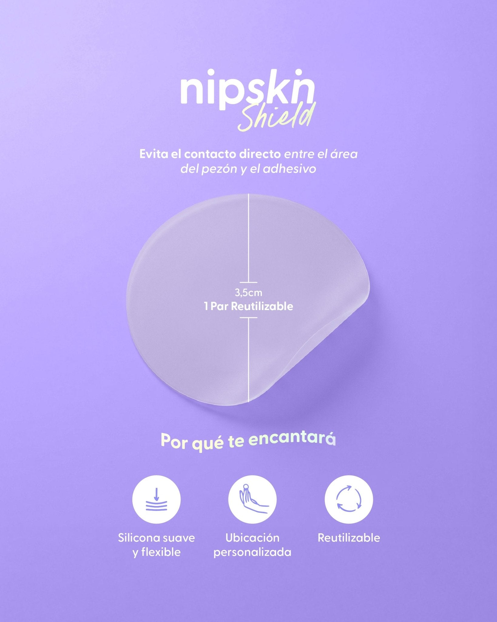 Aisladores de Adhesivo para pezones - Nipskin® - Nipskin Salvador