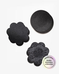 Black surprise me - Stickers para cubrir los pezones de un solo uso - Nipskin Salvador