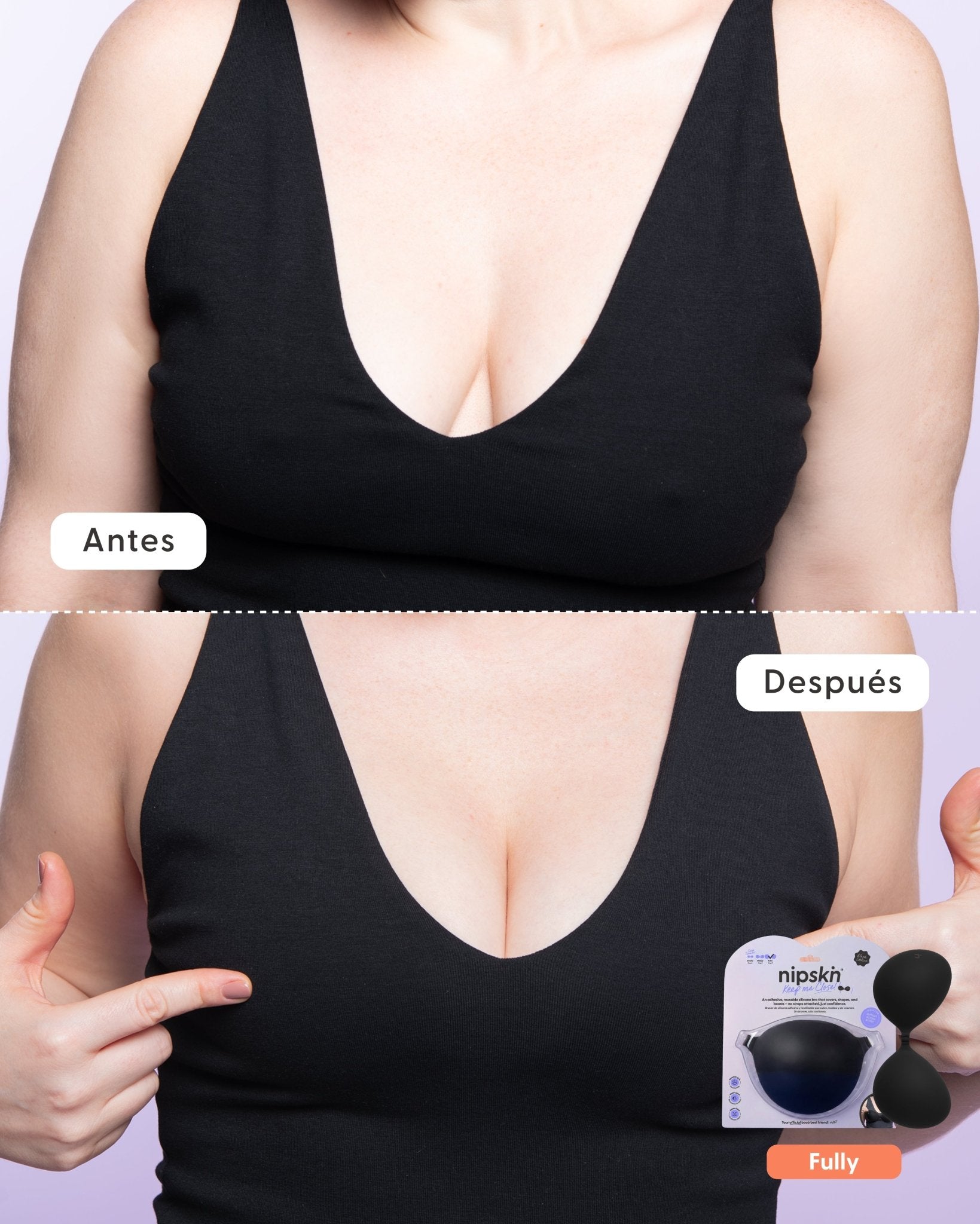 Brasier Invisible Adhesivo de Silicona, Keep Me Close - Nipskin® - Nipskin Salvador