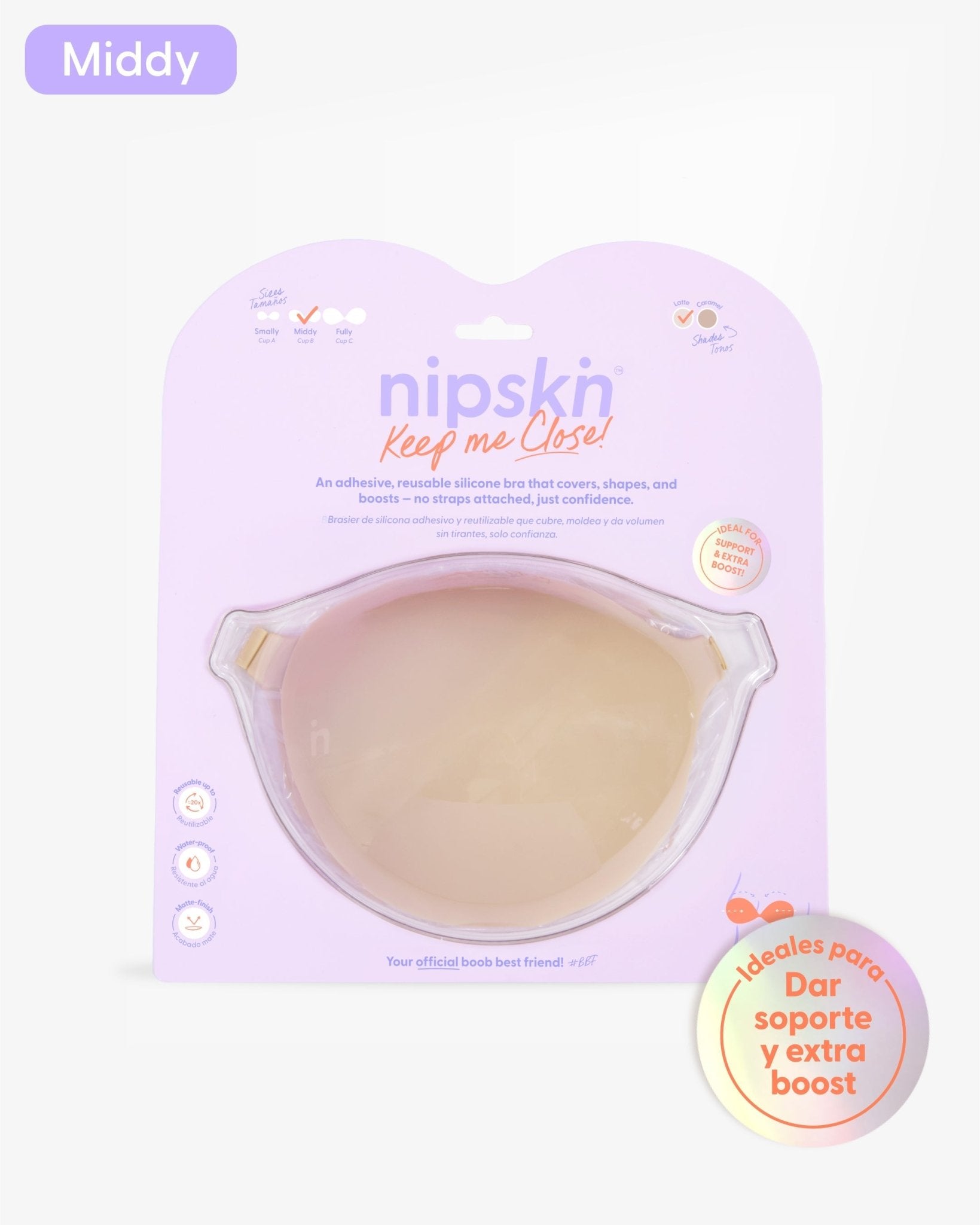 Brasier Invisible Adhesivo de Silicona, Keep Me Close - Nipskin® - Nipskin Salvador