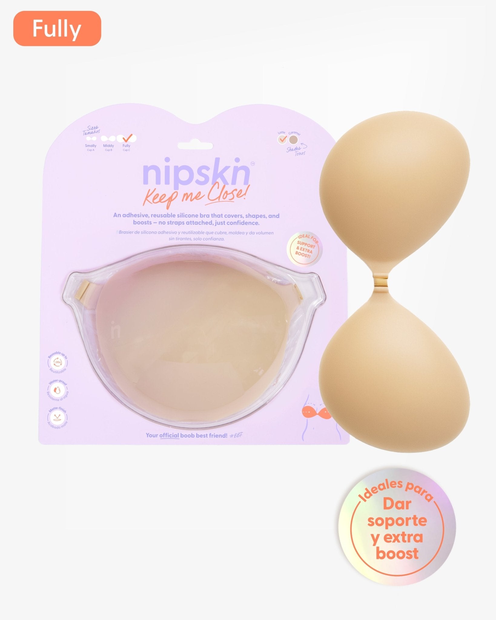 Brasier Invisible Adhesivo de Silicona, Keep Me Close - Nipskin® - Nipskin Salvador