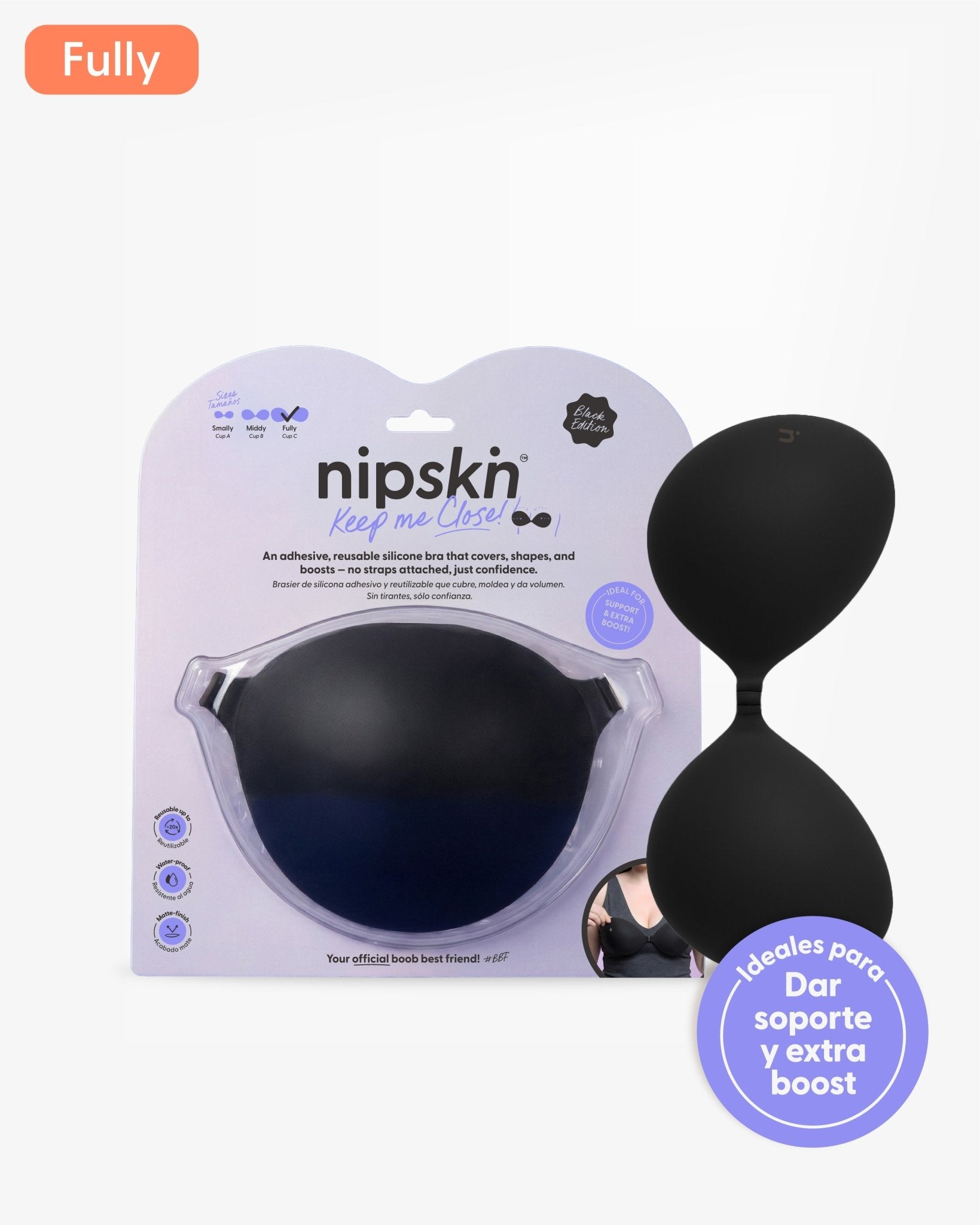Brasier Invisible Adhesivo de Silicona, Keep Me Close - Nipskin® - Nipskin Salvador