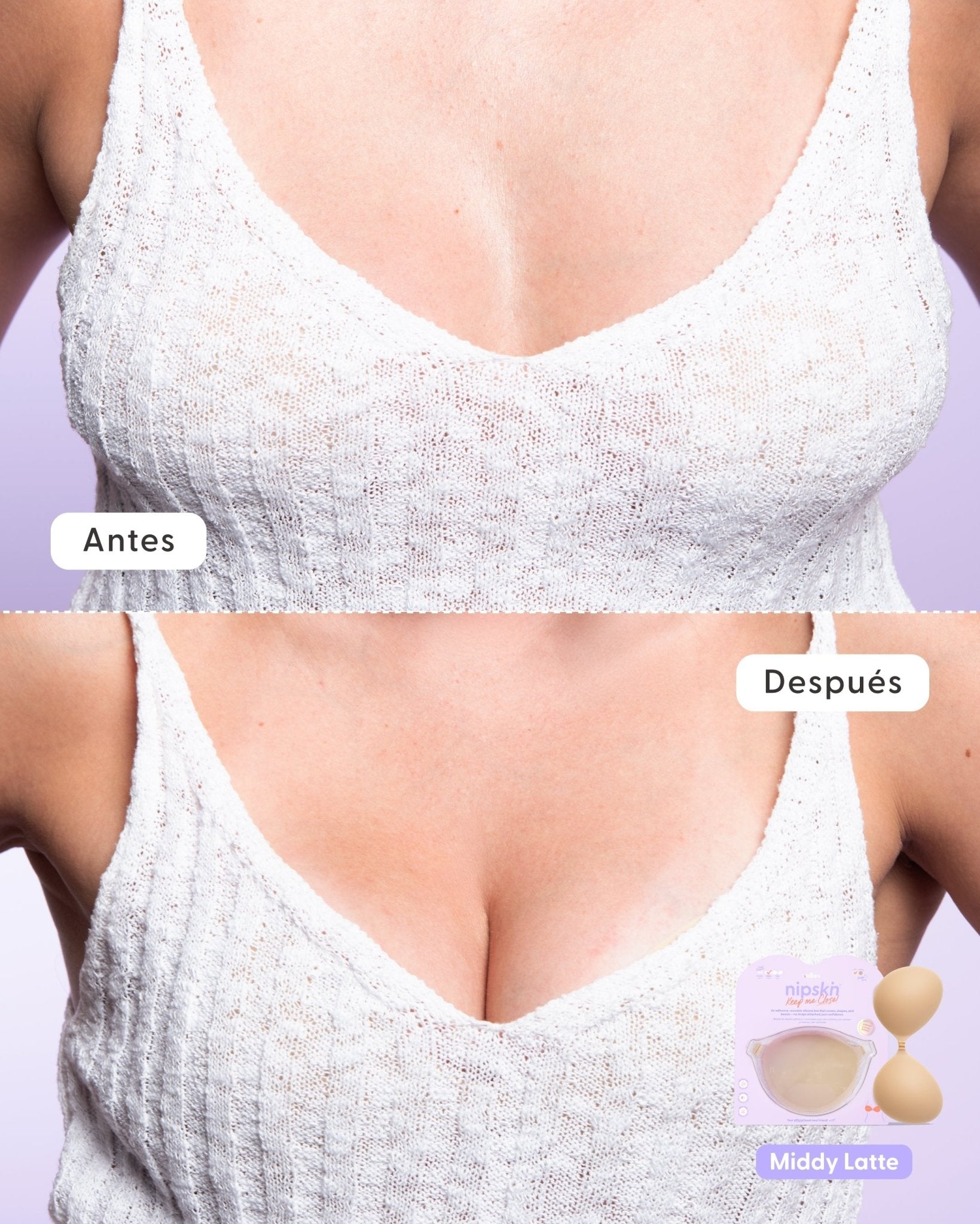 Brasier Invisible Adhesivo de Silicona, Keep Me Close - Nipskin® - Nipskin Salvador