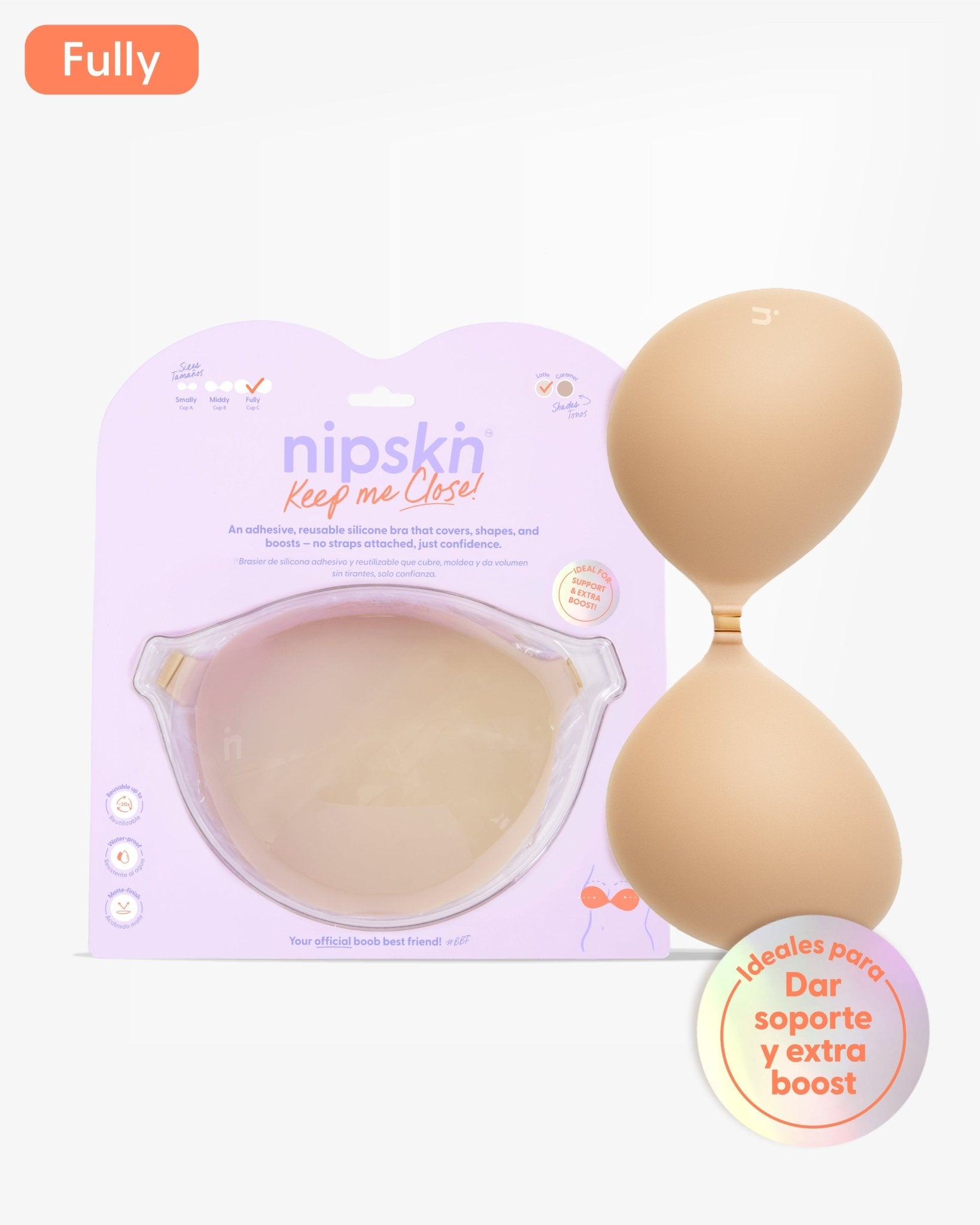 Brasier Invisible Adhesivo de Silicona, Keep Me Close - Nipskin® - Nipskin Salvador