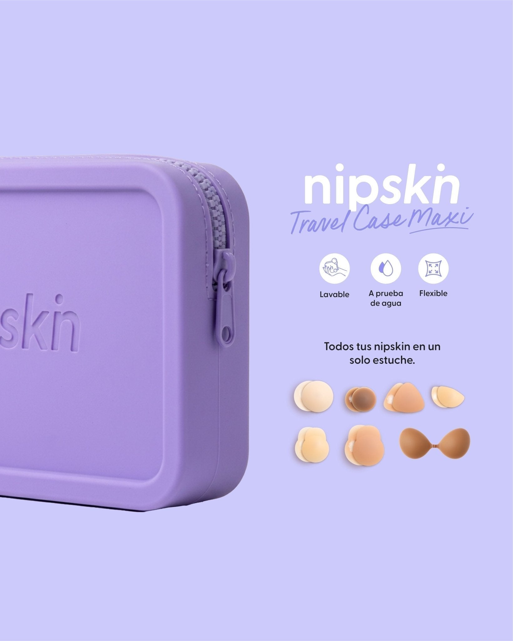 Brasier Invisible Adhesivo de Silicona más Estuche - Nipskin® - Nipskin Salvador