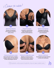 Brasier Invisible Adhesivo de Silicona más Estuche - Nipskin® - Nipskin Salvador