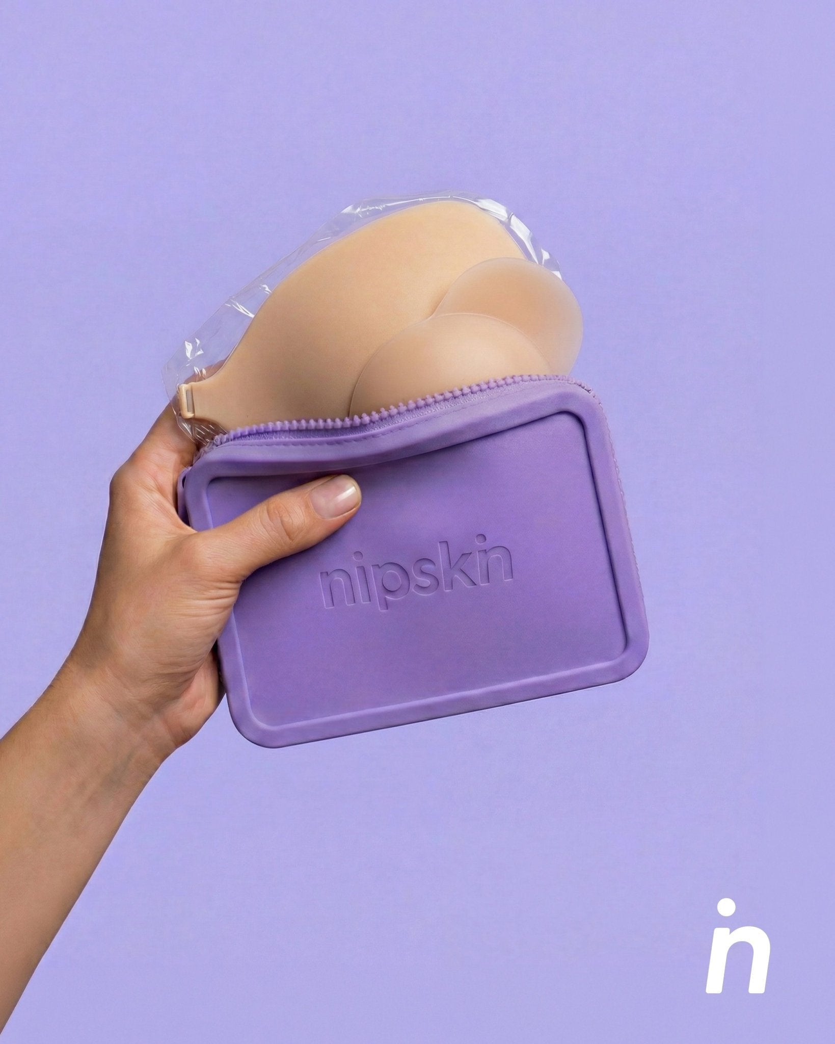 Brasier Invisible Adhesivo de Silicona más Estuche - Nipskin® - Nipskin Salvador