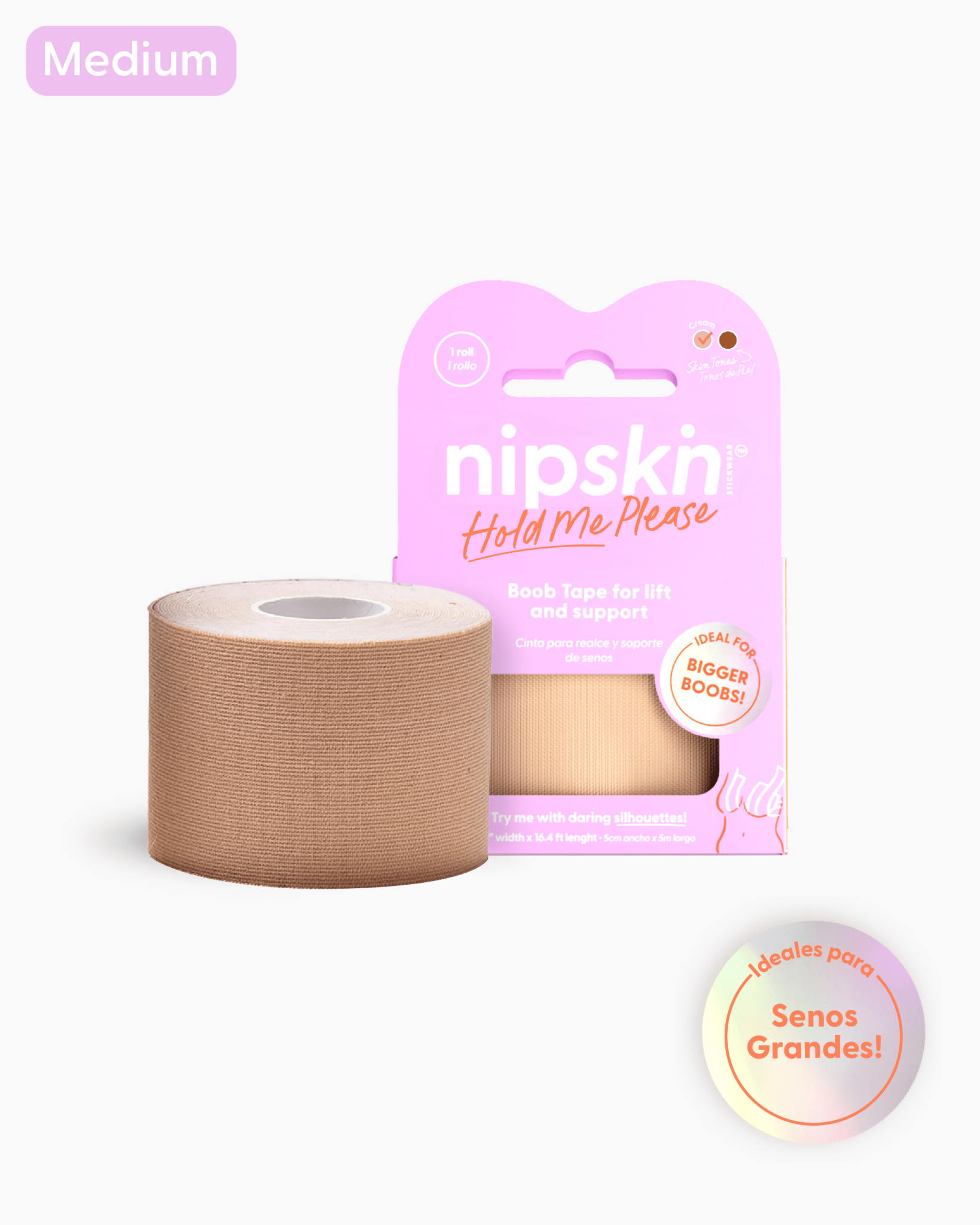Cinta Levanta Busto - Boob Tape (No apto para pieles sensibles) - Nipskin® - Nipskin Salvador