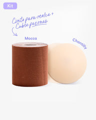 Cinta para Levantar el Busto más Cubre pezón - Nipskin® - Nipskin Salvador