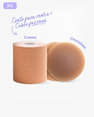 Cinta para Levantar el Busto más Cubre pezón - Nipskin® - Nipskin Salvador