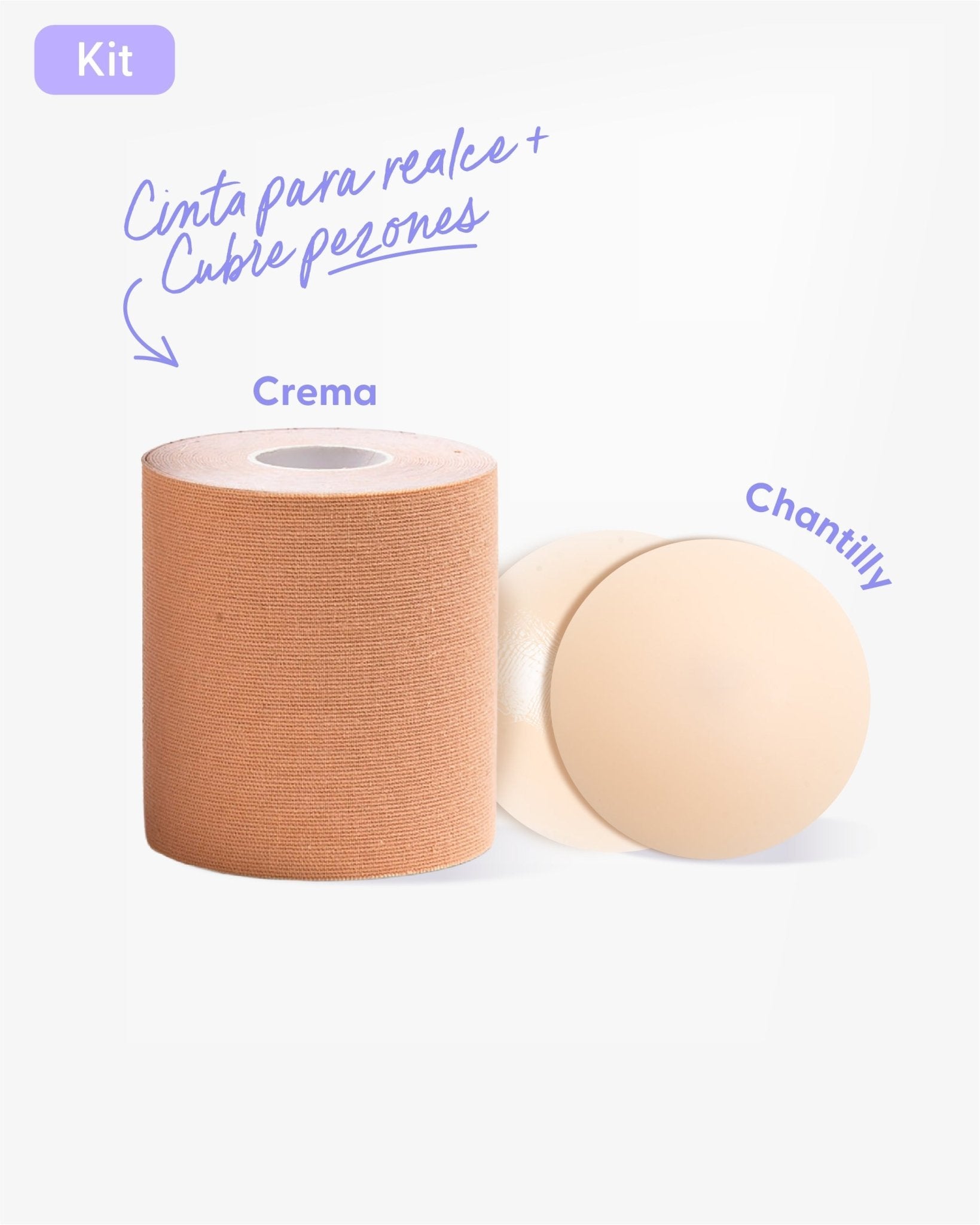 Cinta para Levantar el Busto más Cubre pezón - Nipskin® - Nipskin Salvador