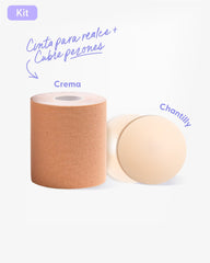 Cinta para Levantar el Busto más Cubre pezón - Nipskin® - Nipskin Salvador