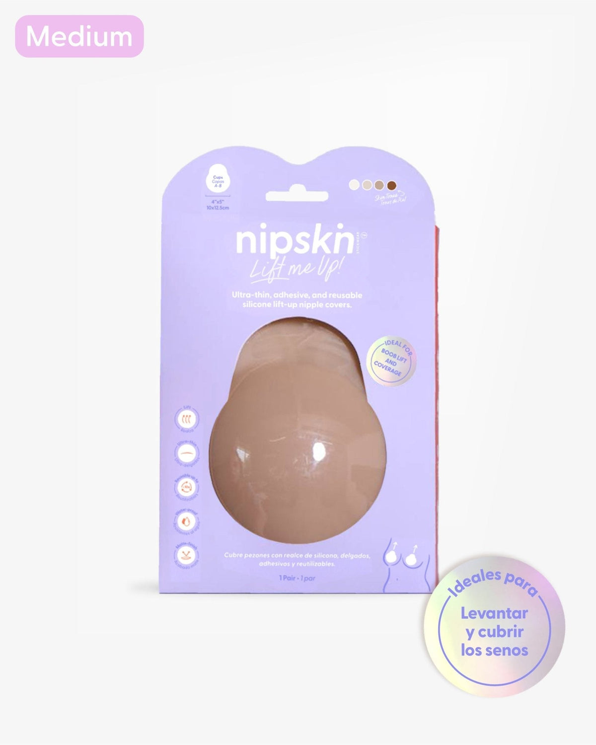 Copas Adhesivas en Silicona Para Levantar busto, Lift Me Up - Nipskin® - Nipskin Salvador