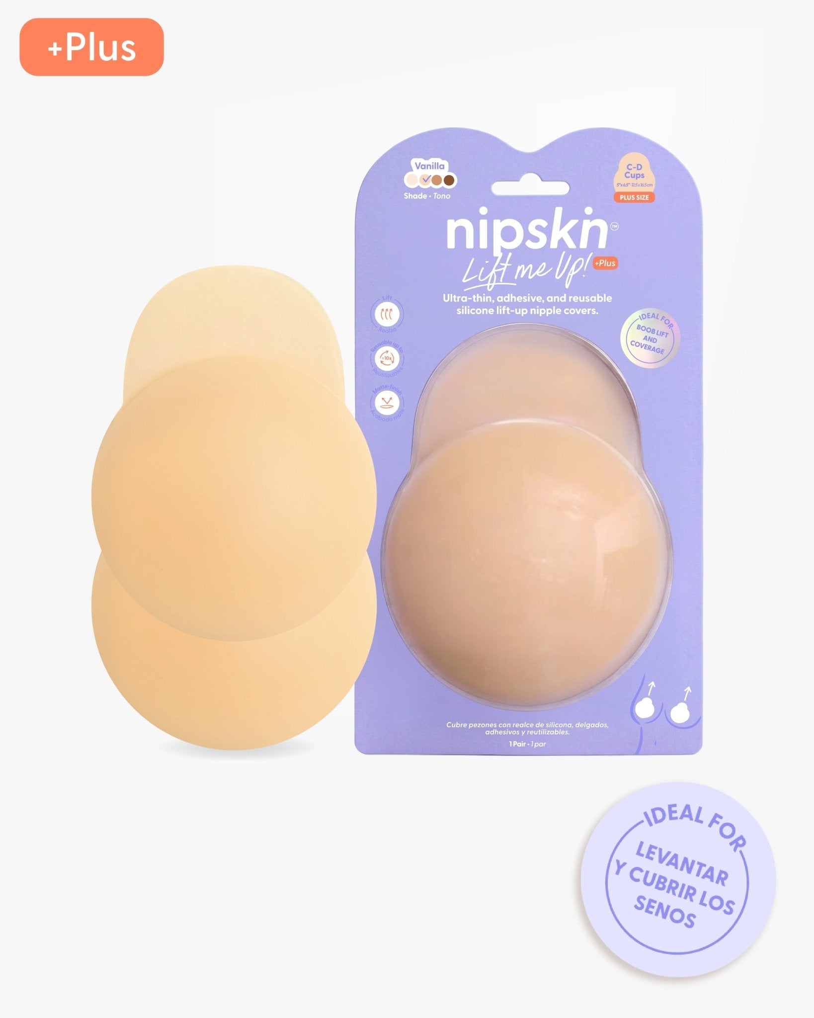 Copas Adhesivas en Silicona Para Levantar busto, Lift Me Up - Nipskin® - Nipskin Salvador