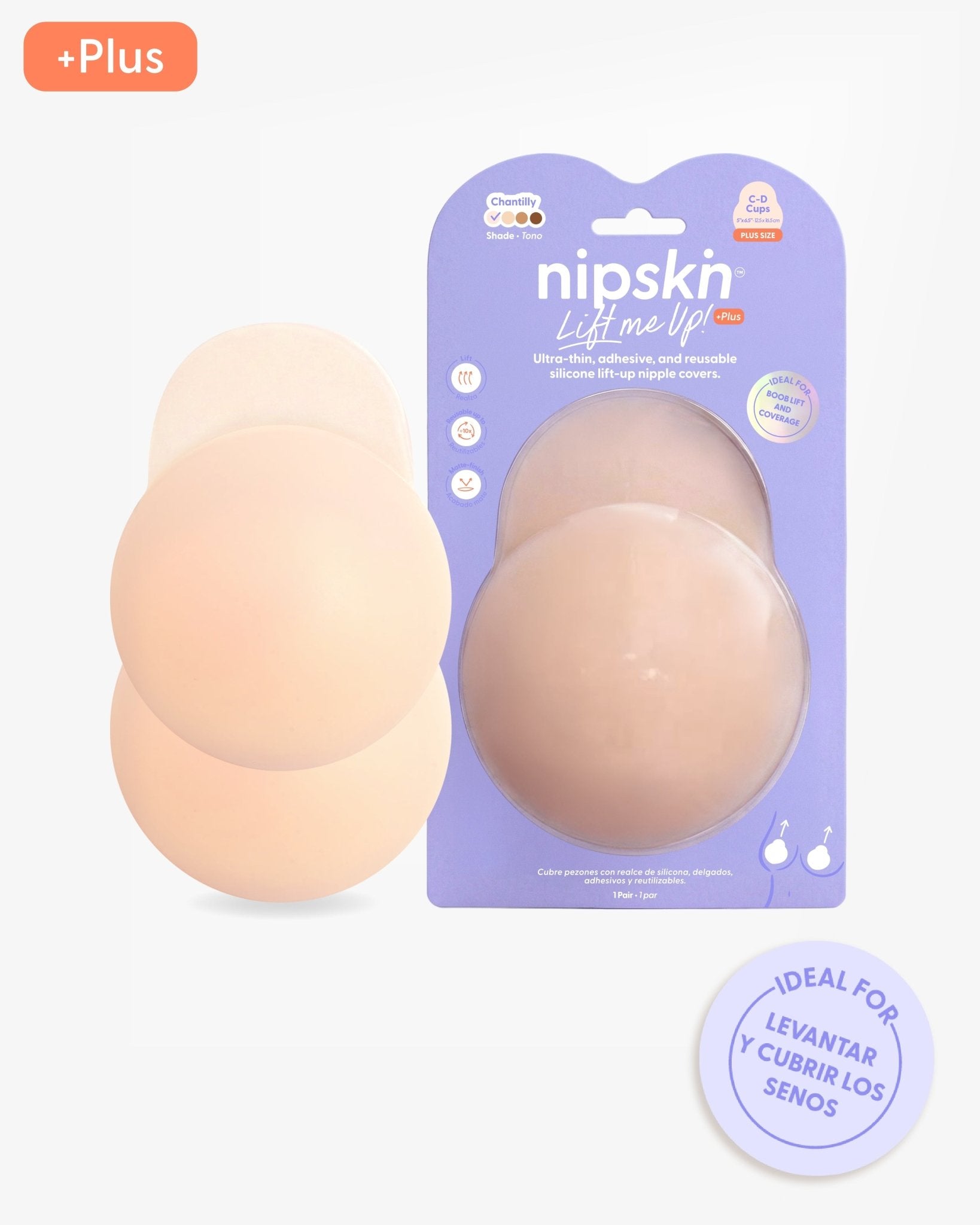 Copas Adhesivas en Silicona Para Levantar busto, Lift Me Up - Nipskin® - Nipskin Salvador