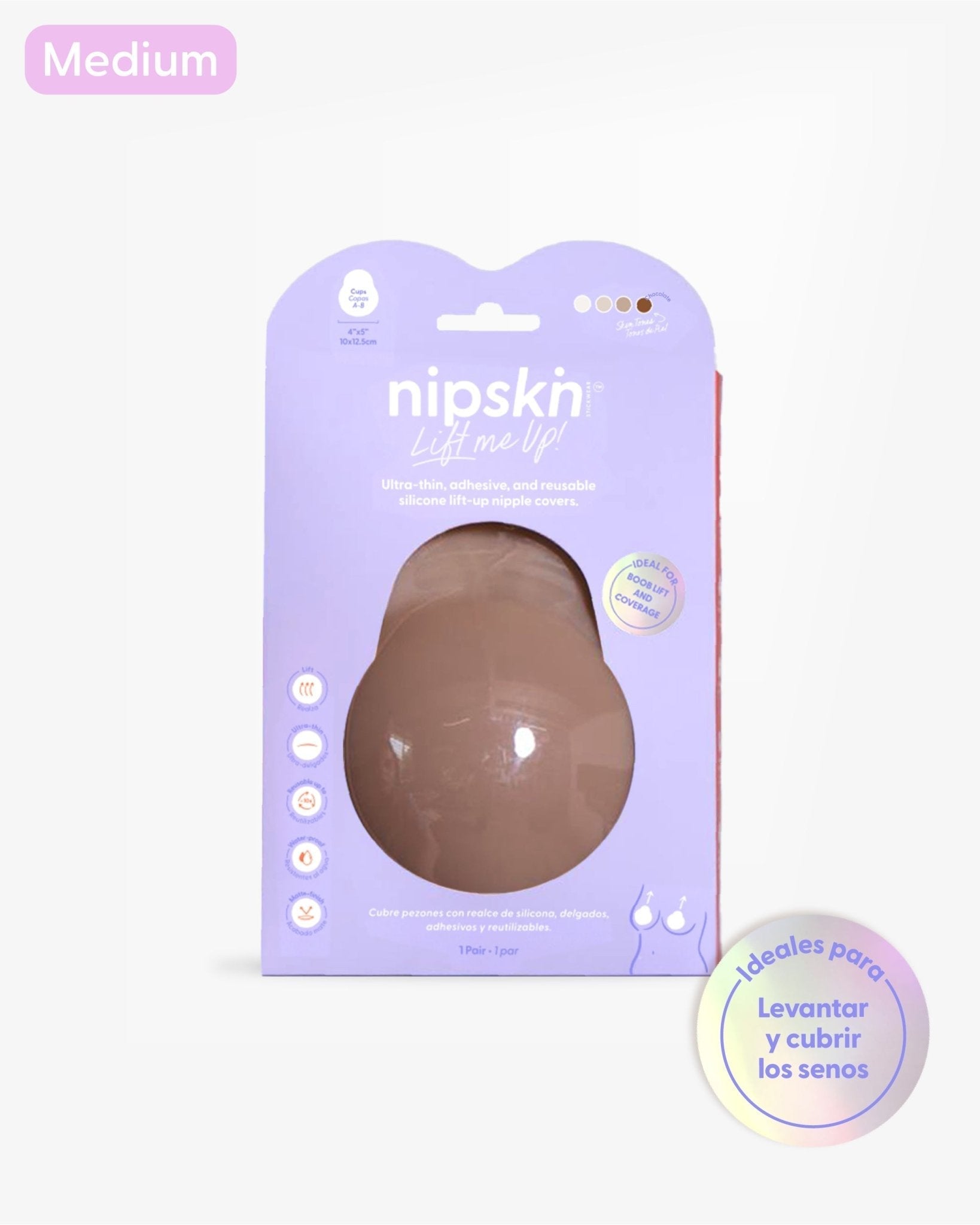 Copas Adhesivas en Silicona Para Levantar busto, Lift Me Up - Nipskin® - Nipskin Salvador