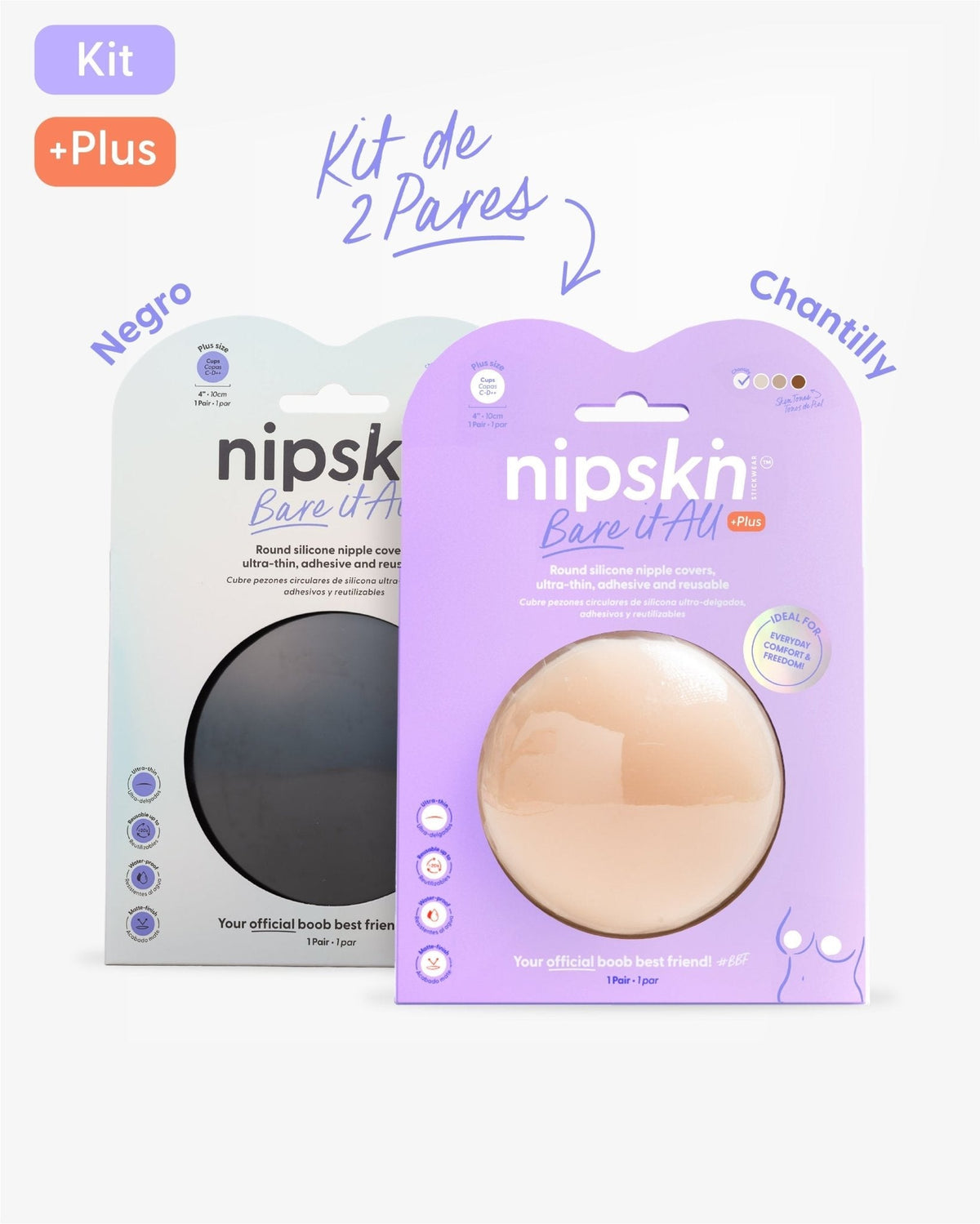 Copas de Silicona para Senos - Nipskin® - Nipskin Salvador