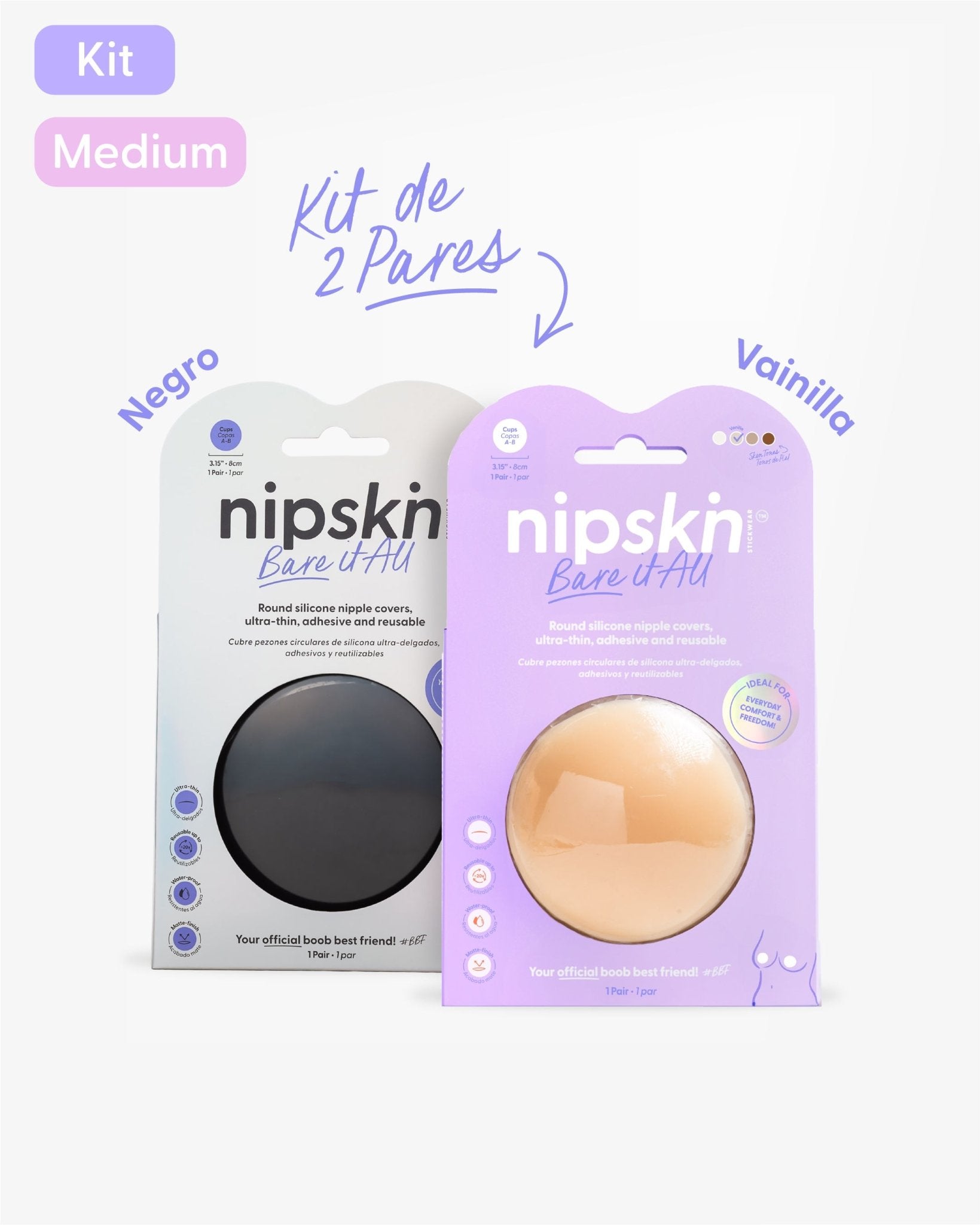 Copas de Silicona para Senos - Nipskin® - Nipskin Salvador