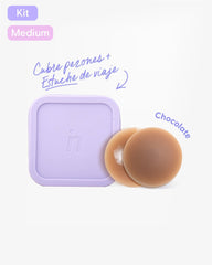 Cubre pezón de Silicona más estuche - Nipskin® - Nipskin Salvador