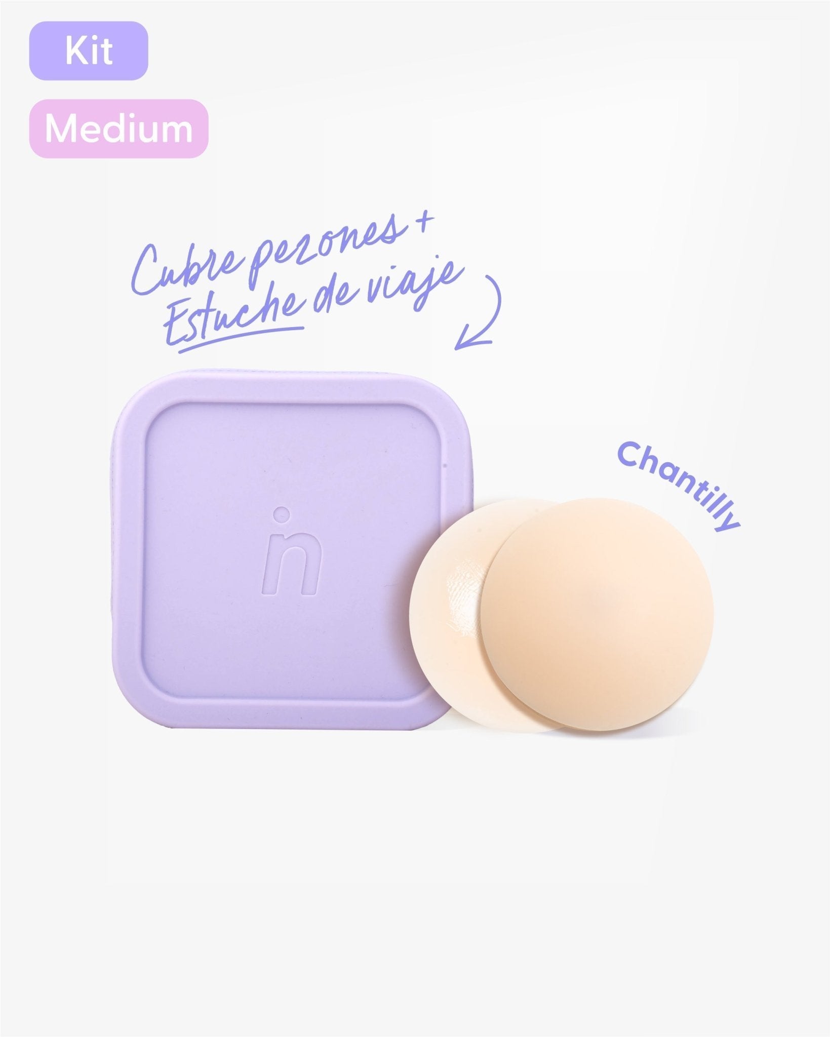 Cubre pezón de Silicona más estuche - Nipskin® - Nipskin Salvador