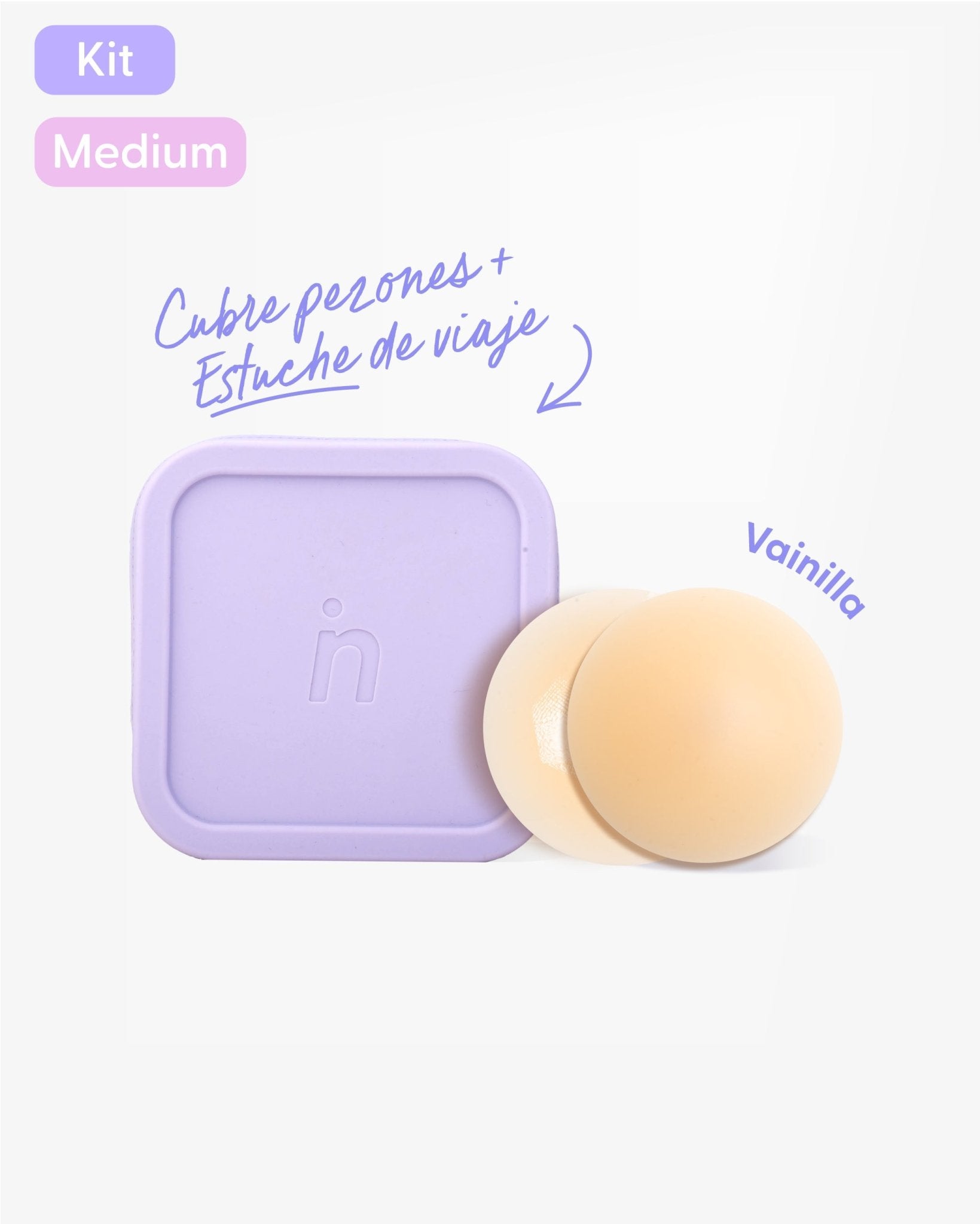 Cubre pezón de Silicona más estuche - Nipskin® - Nipskin Salvador