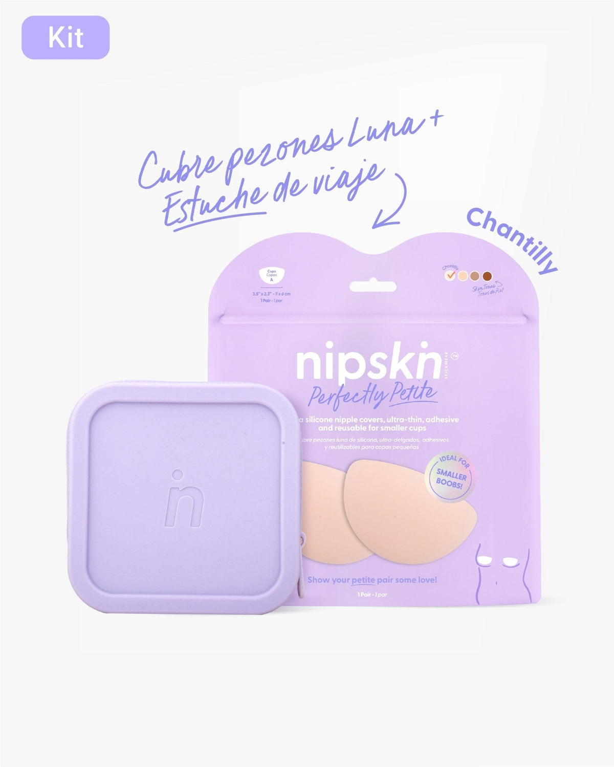 Cubre Pezón de Silicona Senos Pequeños y Estuche - Nipskin® - Nipskin Salvador