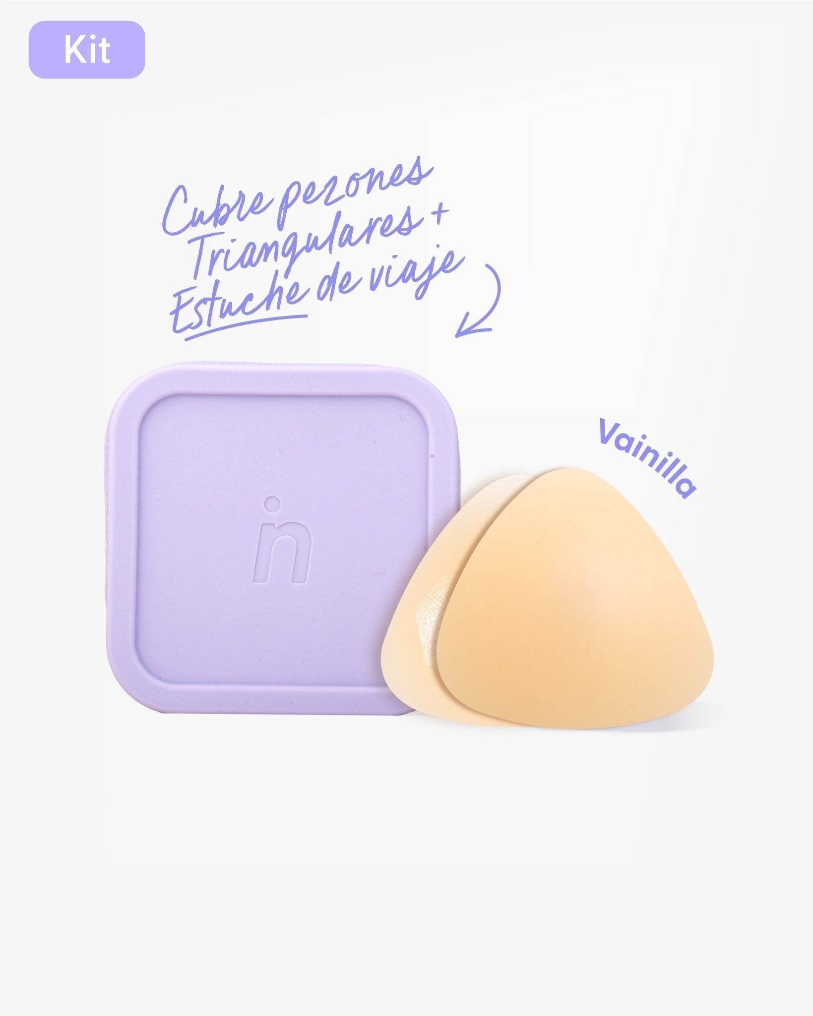 Cubre pezón Triangular más Estuche - Nipskin® - Nipskin Salvador