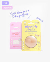 Cubre pezones Sin Adhesivo más Cinta Doble Faz, Bring It On | Nipskin® - Nipskin Salvador