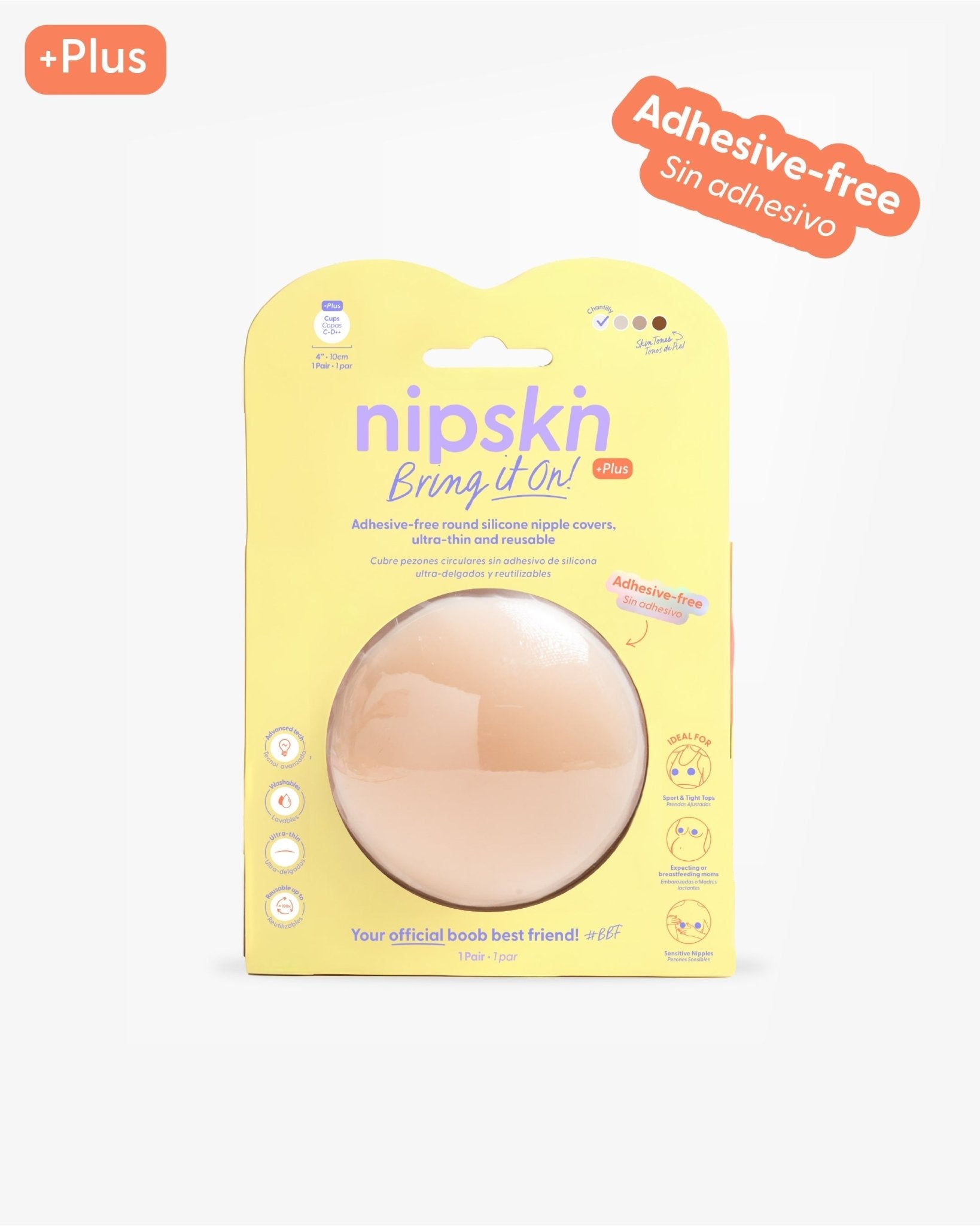 Cubre pezones Sin Adhesivo Reutilizables, Bring It On | Nipskin® - Nipskin Salvador