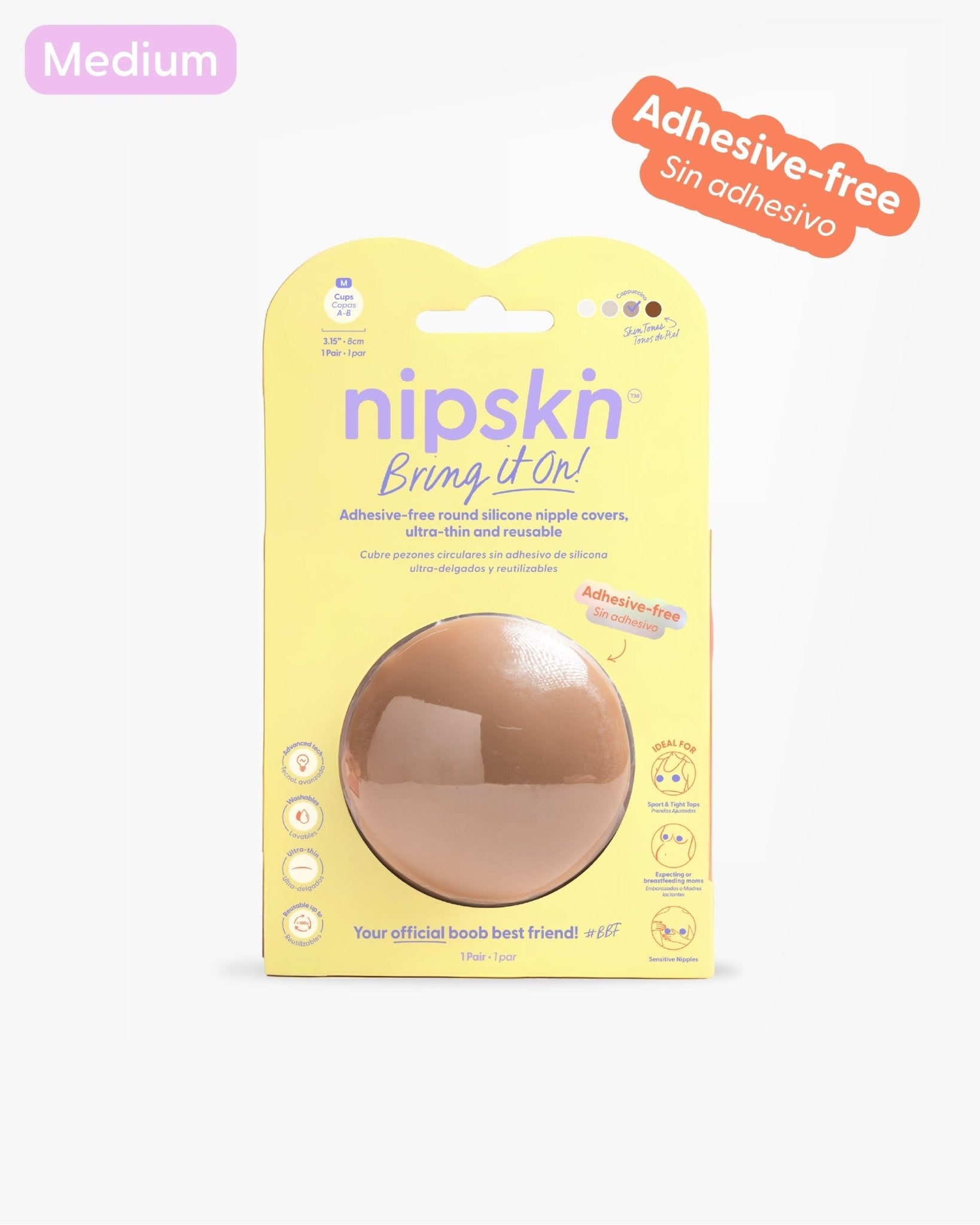 Cubre pezones Sin Adhesivo Reutilizables, Bring It On | Nipskin® - Nipskin Salvador