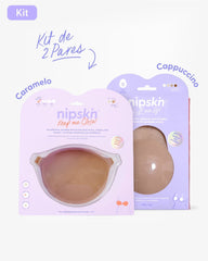 Kit Brasier Adhesivo + Copas Adhesivas en Silicona Para Levantar busto (Talla M) - Nipskin® - Nipskin Salvador