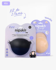 Kit Brasier Adhesivo + Copas Adhesivas en Silicona Para Levantar busto (Talla M) - Nipskin® - Nipskin Salvador