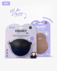 Kit Brasier Adhesivo + Copas Adhesivas en Silicona Para Levantar busto (Talla M) - Nipskin® - Nipskin Salvador