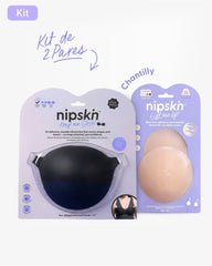 Kit Brasier Adhesivo + Copas Adhesivas en Silicona Para Levantar busto (Talla M) - Nipskin® - Nipskin Salvador