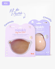 Kit Brasier Adhesivo + Copas Adhesivas en Silicona Para Levantar busto (Talla M) - Nipskin® - Nipskin Salvador