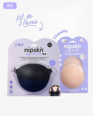 Kit Brasier Adhesivo + Copas Adhesivas en Silicona Para Levantar busto (Talla M) - Nipskin® - Nipskin Salvador