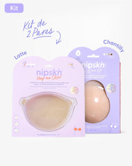 Kit Brasier Adhesivo + Copas Adhesivas en Silicona Para Levantar busto (Talla M) - Nipskin® - Nipskin Salvador