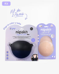 Kit Brasier Adhesivo + Copas Adhesivas en Silicona Para Levantar busto (Talla M) - Nipskin® - Nipskin Salvador