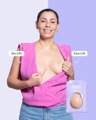 Kit Brasier Adhesivo + Copas Adhesivas en Silicona Para Levantar busto (Talla M) - Nipskin®