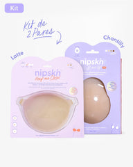 Kit Brasier Adhesivo + Copas Adhesivas en Silicona (Talla PLUS) - Nipskin® - Nipskin Salvador