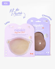 Kit Brasier Adhesivo + Copas Adhesivas en Silicona (Talla PLUS) - Nipskin® - Nipskin Salvador