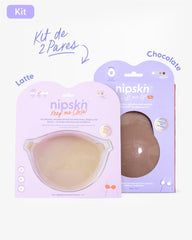 Kit Brasier Adhesivo + Copas Adhesivas en Silicona (Talla PLUS) - Nipskin® - Nipskin Salvador