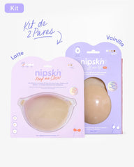 Kit Brasier Adhesivo + Copas Adhesivas en Silicona (Talla PLUS) - Nipskin® - Nipskin Salvador