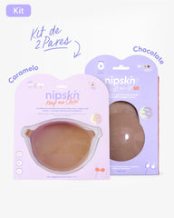 Kit Brasier Adhesivo + Copas Adhesivas en Silicona (Talla PLUS) - Nipskin® - Nipskin Salvador