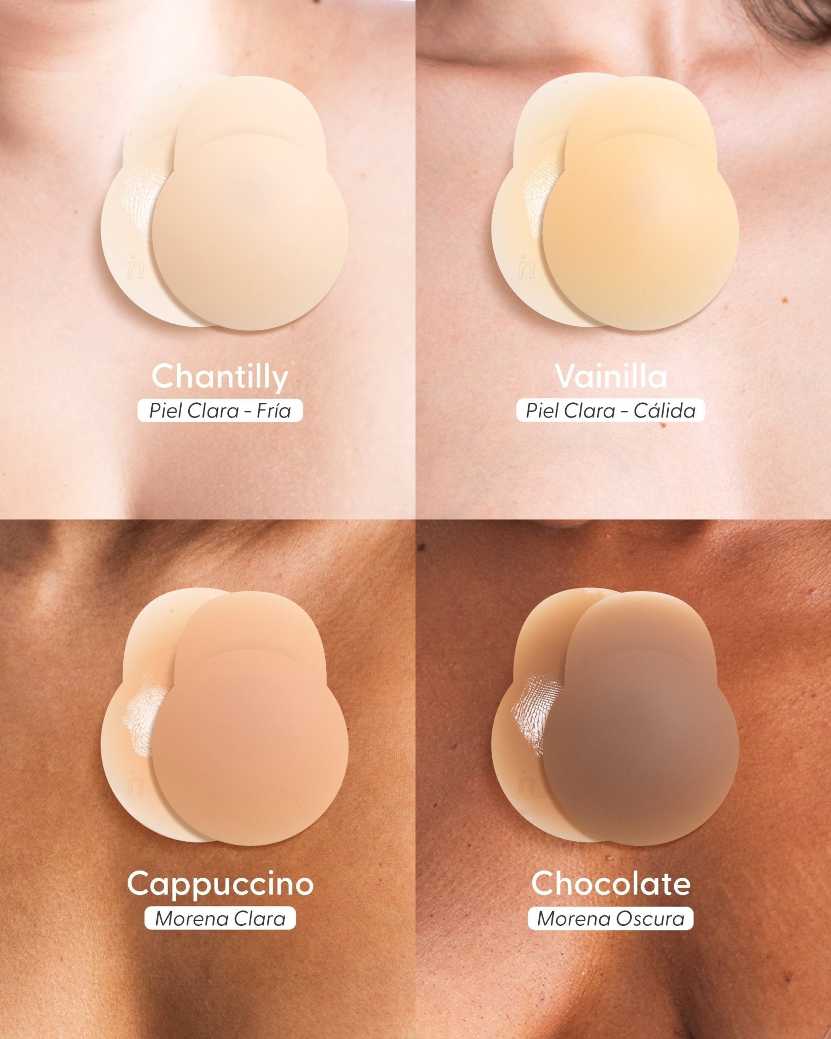Kit Brasier Adhesivo + Copas Adhesivas en Silicona (Talla PLUS) - Nipskin® - Nipskin Salvador