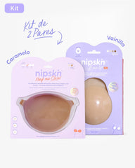 Kit Brasier Adhesivo + Copas Adhesivas en Silicona (Talla PLUS) - Nipskin®