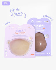 Kit Brasier Adhesivo + Copas Adhesivas en Silicona (Talla PLUS) - Nipskin®