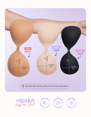 Kit Brasier Adhesivo de Silicona + Cinta Doble Faz. Keep Me Close + Fashion Tape - Nipskin® - Nipskin Salvador