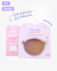 Kit Brasier Adhesivo de Silicona, Keep Me Close + Cinta Doble Faz - Nipskin® - Nipskin Salvador